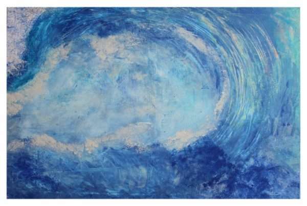 Pintura: "Marina oscura"