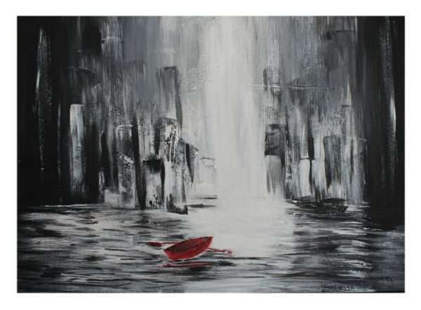 Pintura: "Cascada Negra"