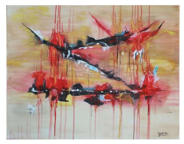 Pintura: "Aviones En Combate"