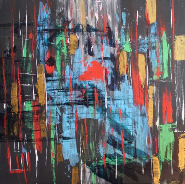 Pintura: "Alfombrado Negro"
